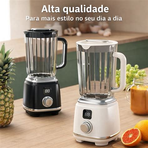 Liquidificador Para Smoothie - Liquidificador Triturador Compacto para Suco 600ml Para Smoothie ...