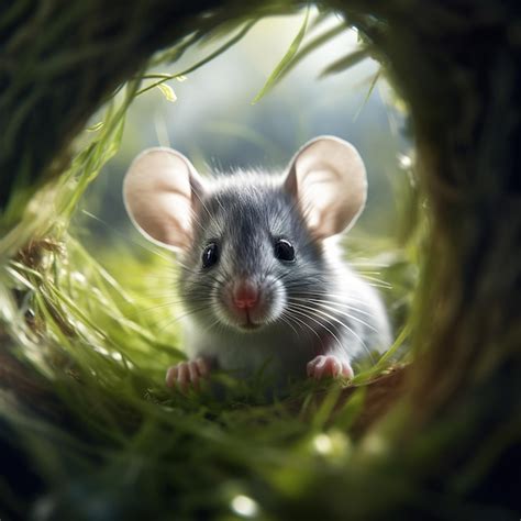 Premium Ai Image Cute Little Mouse