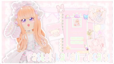 🐑🌸 30 Kawaii Pastel Decals For Your Royale High Journal ୨୧ Youtube