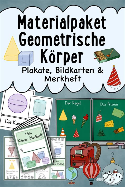 Geometrische Körper Materialpaket Unterrichtsmaterial im Fach