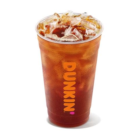 Iced Tea Refreshing Revitalizing Teas Dunkin In Dunkin