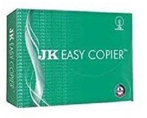 White Jk Easy Copier Paper 70 Gsm Gsm Less Than 80 Size A4 At Rs