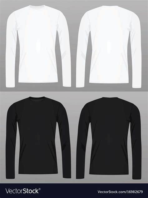 White T Shirt Template Front And Back