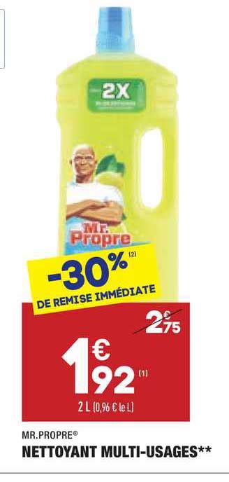 Offre Nettoyant Multi Usages Mr Propre Chez Aldi