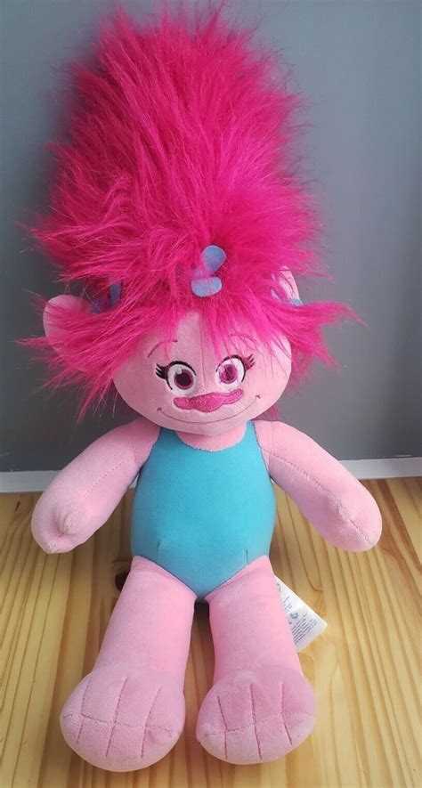 Build A Bear Trolls Princess Poppy Stuffed Doll 23 Plush