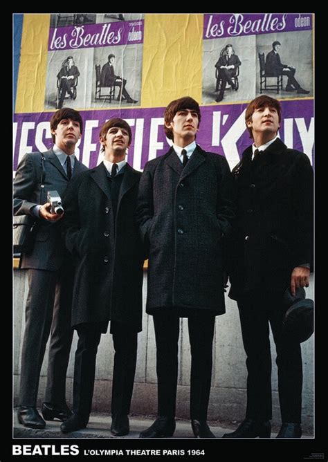 Plakát Beatles Paris 1964 Obraz Na Zeď 3 1 Zdarma Posters Cz