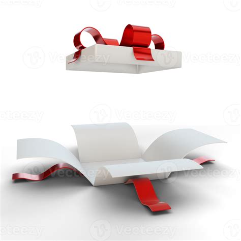 3d Rendering Of Opened Surprise Gift Box 11019570 PNG