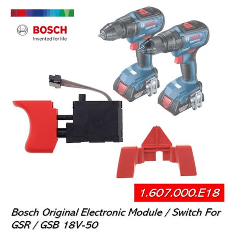 Bosch Electronic Module Switch For GSR GSB 18V 50 1607000E18