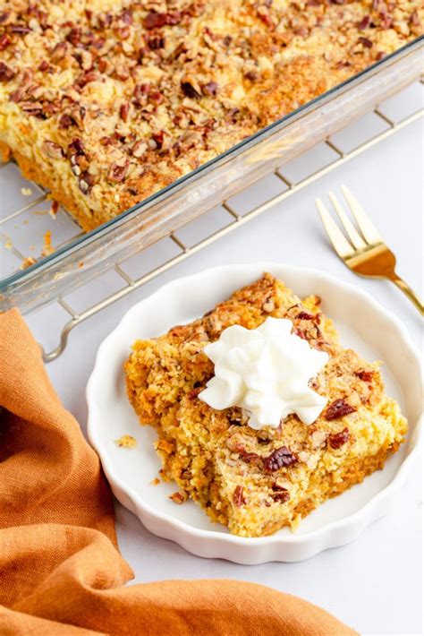 Magical Pumpkin Pecan Pie Dump Cake Pam S Daily Dish