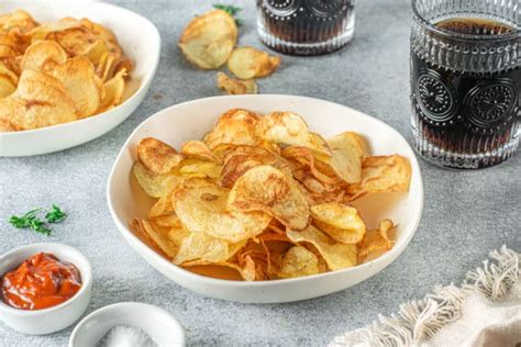 Homemade Russet Potato Chips - Ninja Foodi Air Fryer Chips