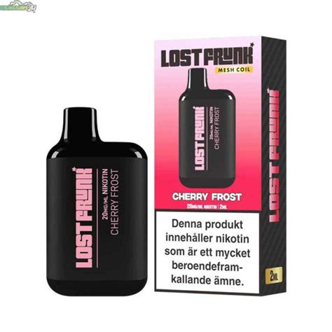 Lost Frunk Mesh Cherry Frost 20mg 600 Puffar engångsvape24 se