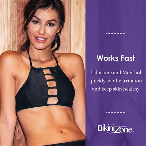 Bikini Zone Medicated After Shave Crème Instantly Stop Shaving Bumps Irritation Redness