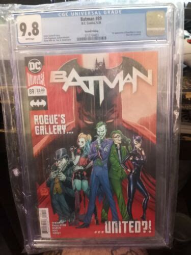 Comicsvalue BATMAN 89 CGC 9 8 NM M 2ND PRINT COVER A 1ST