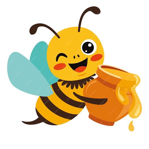 Premium Vector Cartoon Illustration Of A Bee