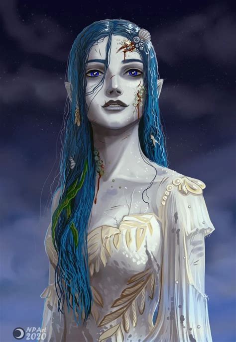 Drowned Woman By Anastasiya Parf Imaginaryundead Rpg Character Character Portraits Fantasy