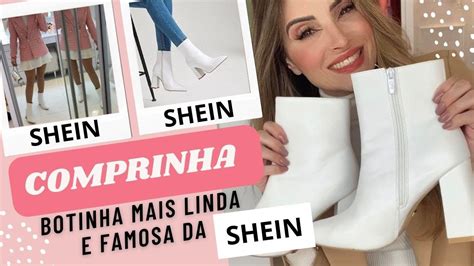 Comprinhas Shein especial calçados a botinha mais linda e famosa da