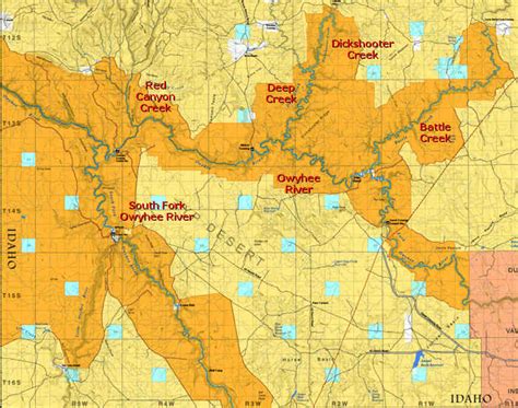 Owyhee River Map