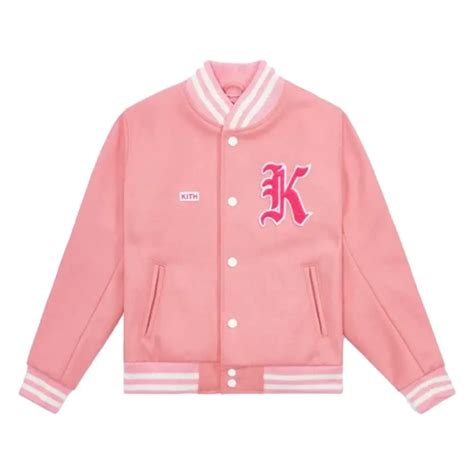 Kith Kids And Barbie Pink Varsity Jacket Jackets Mob