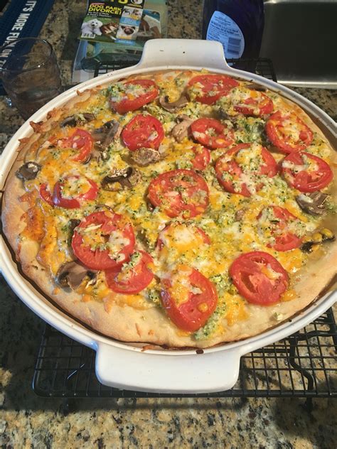 Pampered Chef Veggies Pizza Best And Healthy Pizza Guilt Freeeeee