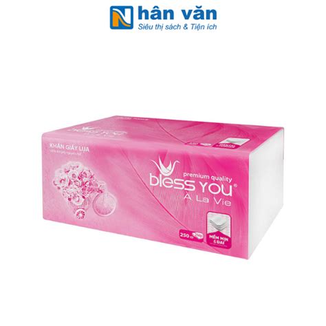 Khăn Giấy Lụa Rút Softpack Bless You Alavie - 250 tờ | Shopee Việt Nam