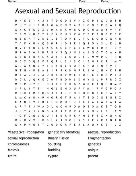 Reproduction Word Search Wordmint