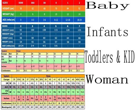 Mexican Kids Shoe Size Conversion Chart