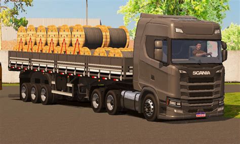 Skin Scania S Chumbo Na Nova Granel WTDS SKINS Skins Games Truck