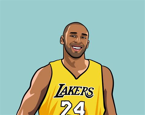 Caricatures Portrait Kobe Bryant by Gunartpainter on Dribbble