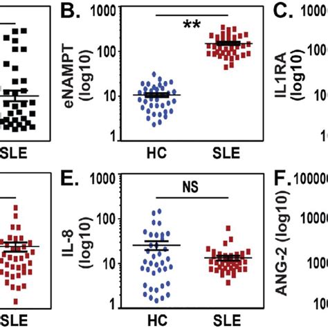 Increased Nampt Expression In Blood From Sle Subjects A Whole Blood