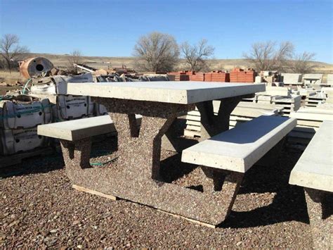 Sanderson Concrete Picnic Tables — Madison Art Center Design