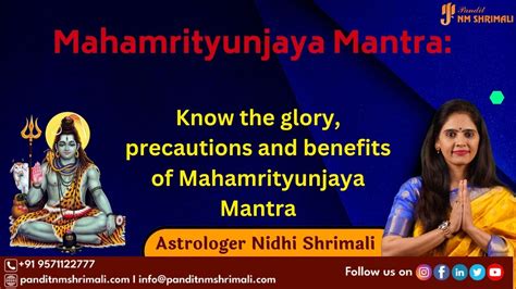 Maha Mrityunjaya Mantra Benefits