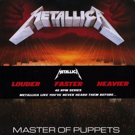 Metallica – “Master of Puppets” Double Vinyl | Buy Heavy Metal + Hard ...