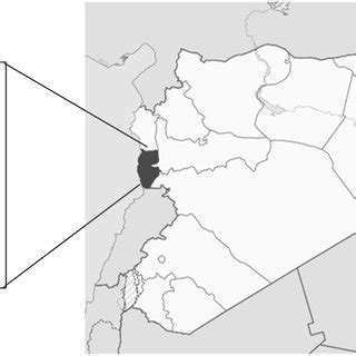 Map of Tartous Province, Syria. | Download Scientific Diagram