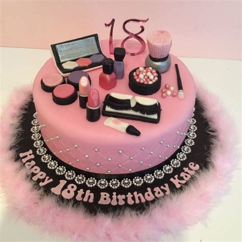 Makeup Theme Cake Ideas Ideasqc