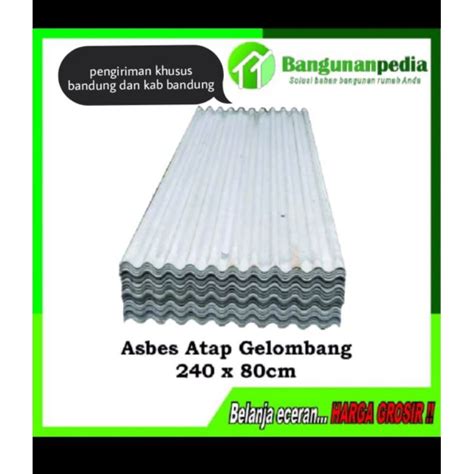 Jual Bp Asbes Atap Gelombang X Cm Shopee Indonesia