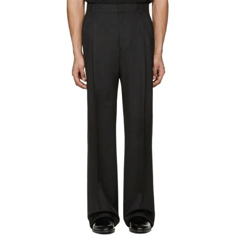 Givenchy Black Wide Leg Trousers Givenchy