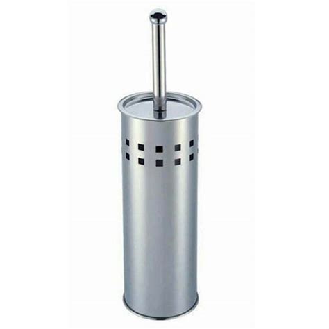 Stainless Steel Enclosed Toilet Brush And Holder Set Tmh Solutions