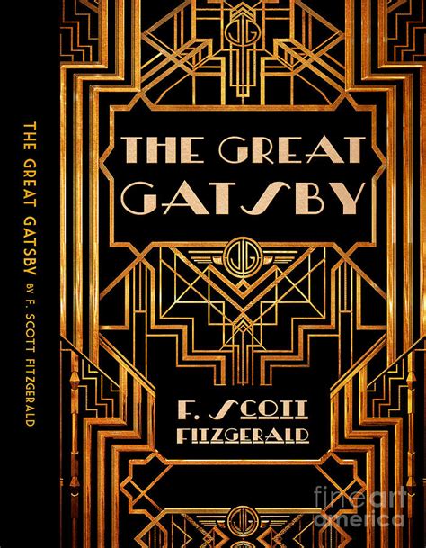 The Great Gatsby Book Cover Movie Poster Art 6 Digital Art by Nishanth ...