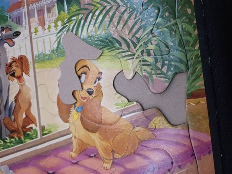 Lady And The Tramp Frame Tray Puzzle Walt Disney Etsy