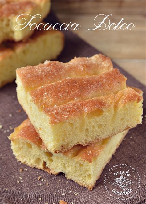 Menta E Cioccolato Focaccia Dolce Soffice In Teglia Per Una Golosa