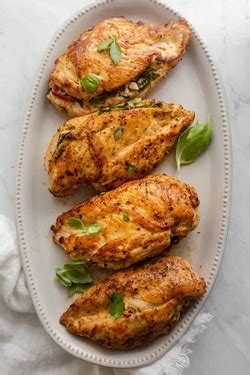 Feta And Roasted Red Pepper Stuffed Chicken Recipes Main Course