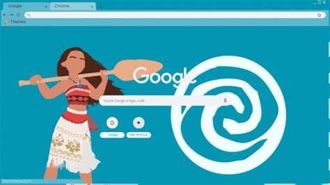 Moana Minimalist Chrome Theme Themebeta