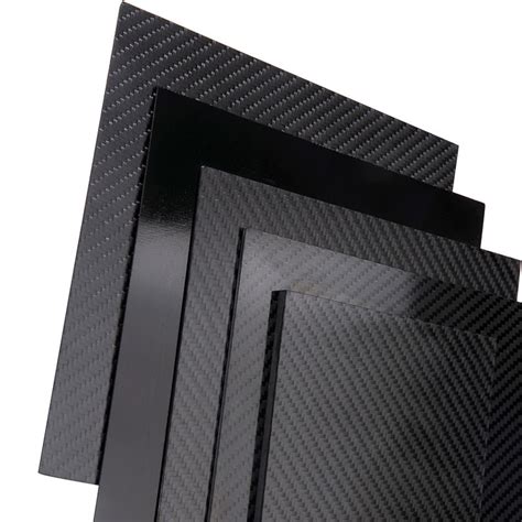 Plain Weave Carbon Fiber Sheet Mm Thick Mm X Mm