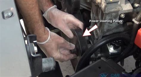 How To Remove An Automotive Engine Power Steering Pulley