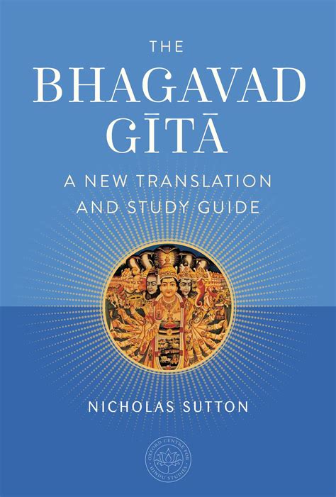 The Bhagavad Gita Book By Nicholas Sutton The Oxford Centre For