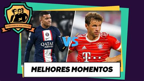 PSG 0X1 BAYERN DE MUNIQUE MELHORES MOMENTOS DA LIVE YouTube