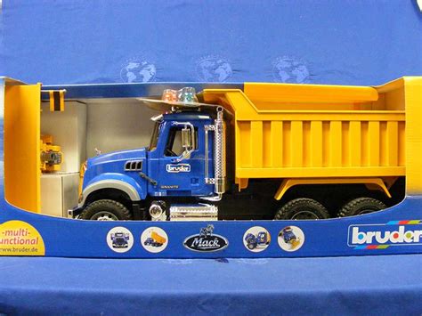 Buffalo Road Imports Mack Granite Dump Truck W Snow Plow Blade Truck