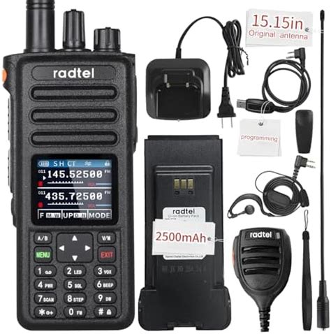 Amazon Radtel Rt W Air Band Walkie Talkie Tri Band Ham