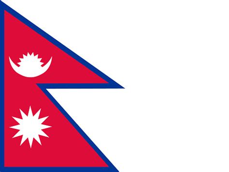 Nepal Flag Stock Illustration - Download Image Now - iStock