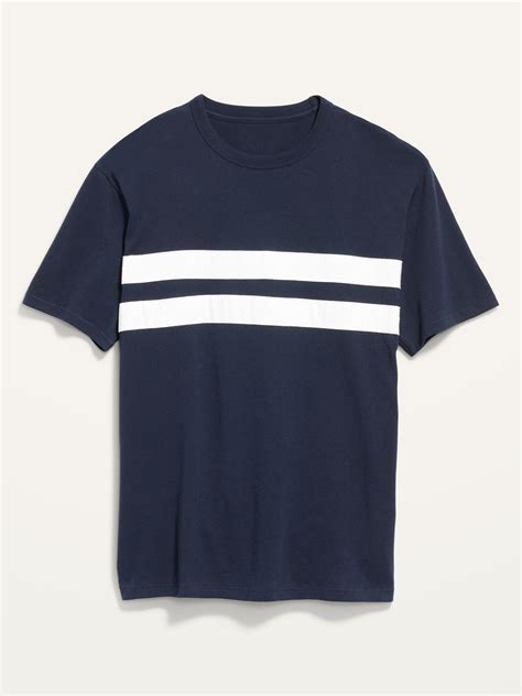 Loose Fit Chest Stripe T Shirt Old Navy